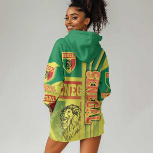 Senegal Soccer Hoodie Dress Lions of Teranga Football - Road To Champion