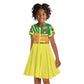Senegal Soccer Kid Short Sleeve Dress Lions of Teranga Football - Road To Champion