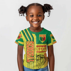 Senegal Soccer Kid T shirt Lions of Teranga Football - Road To Champion