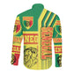 Senegal Soccer Long Sleeve Button Shirt Lions of Teranga Football - Road To Champion