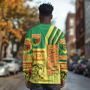 Senegal Soccer Long Sleeve Shirt Lions of Teranga Football - Road To Champion