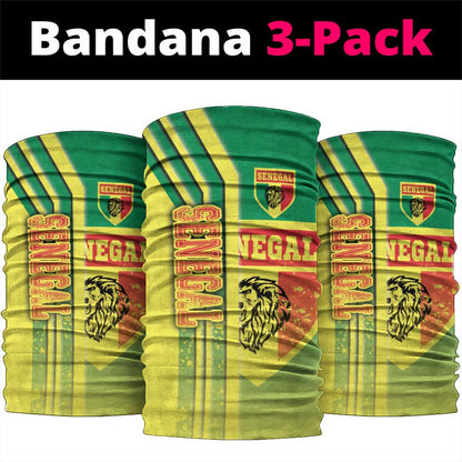 Senegal Soccer Neck Gaiter Lions of Teranga Football - Road To Champion - African Pride