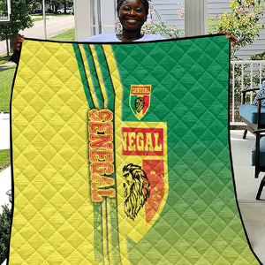 Senegal Soccer Quilt Lions of Teranga Football - Road To Champion