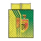 Senegal Soccer Quilt Bed Set Lions of Teranga Football - Road To Champion