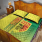 Senegal Soccer Quilt Bed Set Lions of Teranga Football - Road To Champion