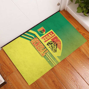 Senegal Soccer Rubber Doormat Lions of Teranga Football - Road To Champion