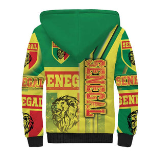 Senegal Soccer Sherpa Hoodie Lions of Teranga Football - Road To Champion