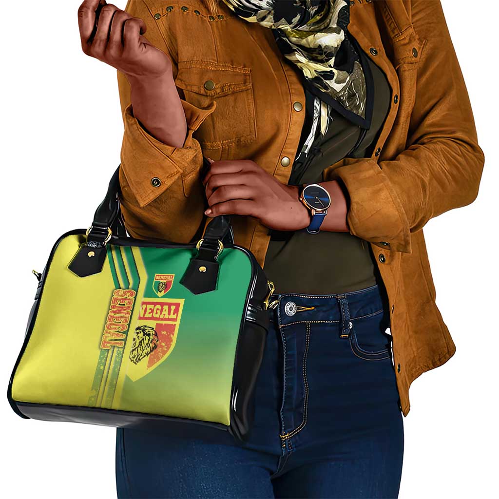 Senegal Soccer Shoulder Handbag Lions of Teranga Football - Road To Champion