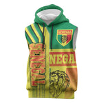 Senegal Soccer Sleeveless Hoodie Lions of Teranga Football - Road To Champion - African Pride