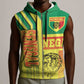 Senegal Soccer Sleeveless Zip Hoodie Lions of Teranga Football - Road To Champion - African Pride