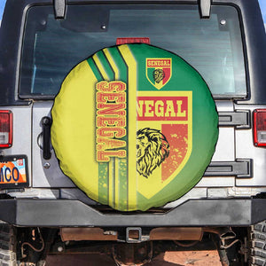 Senegal Soccer Spare Tire Cover Lions of Teranga Football - Road To Champion