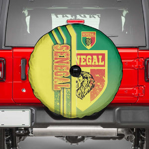 Senegal Soccer Spare Tire Cover Lions of Teranga Football - Road To Champion