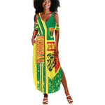 Senegal Soccer Summer Maxi Dress Lions of Teranga Football - Road To Champion