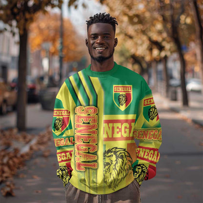 Senegal Soccer Sweatshirt Lions of Teranga Football - Road To Champion