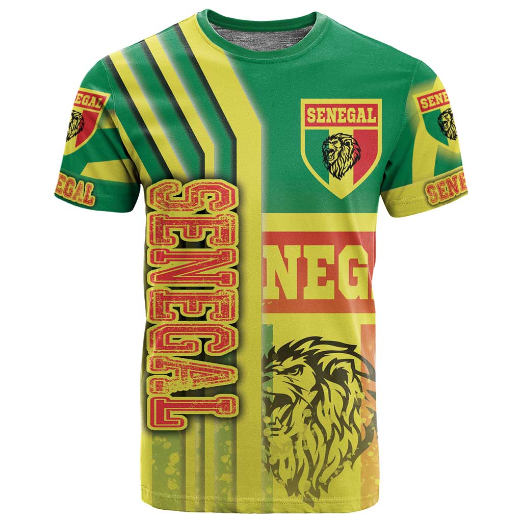 Senegal Soccer T shirt Lions of Teranga Football - Road To Champion