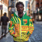 Senegal Soccer Zip Hoodie Lions of Teranga Football - Road To Champion