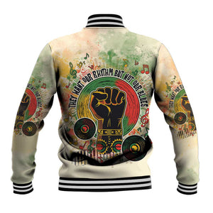 They Want Our Rhythm Not Our Blues Baseball Jacket Afro Pride Music