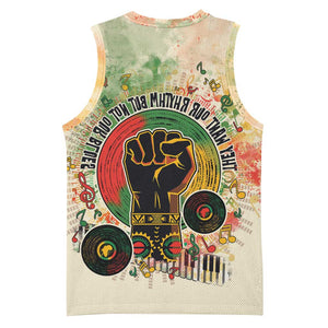 They Want Our Rhythm Not Our Blues Basketball Jersey Afro Pride Music - African Pride
