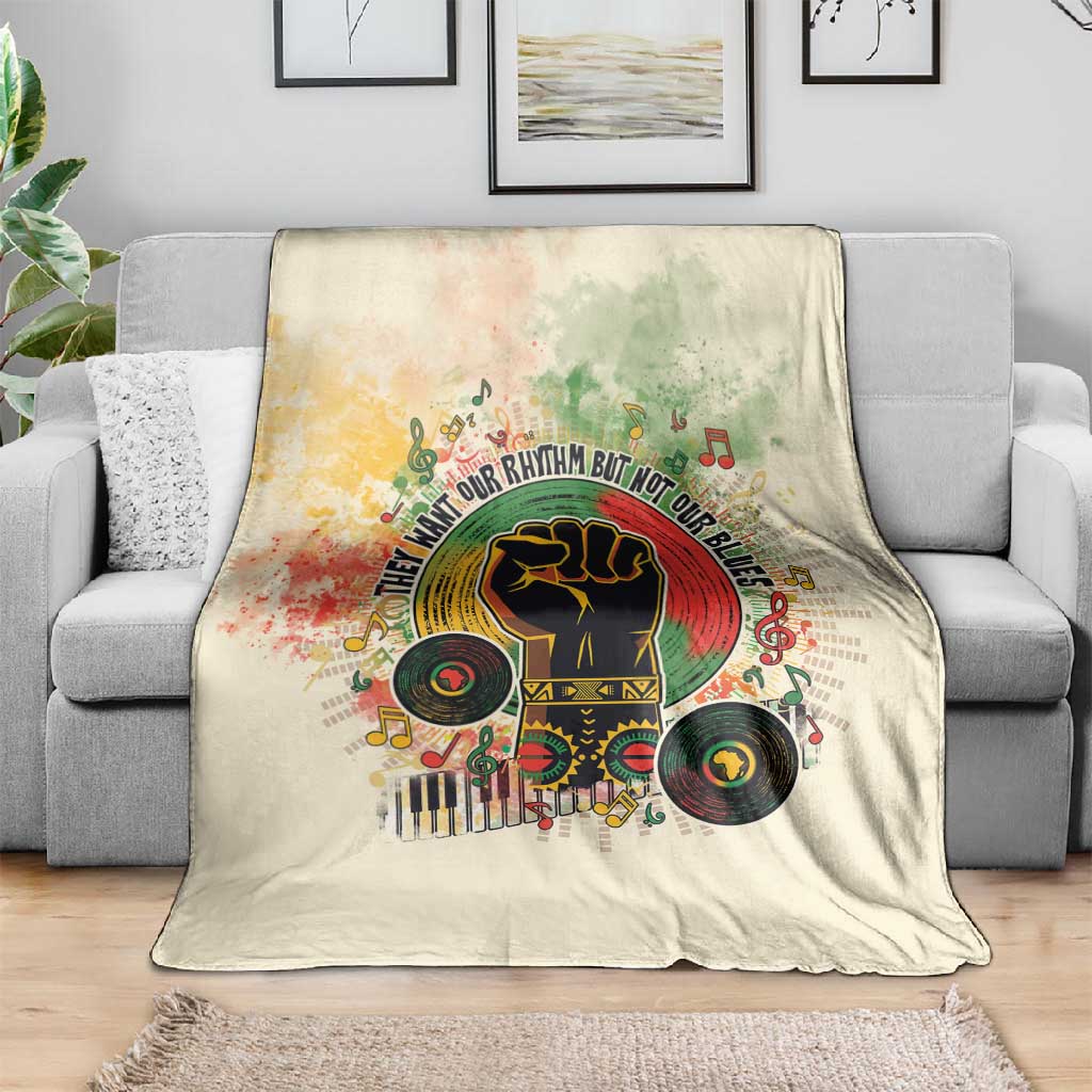 They Want Our Rhythm Not Our Blues Blanket Afro Pride Music