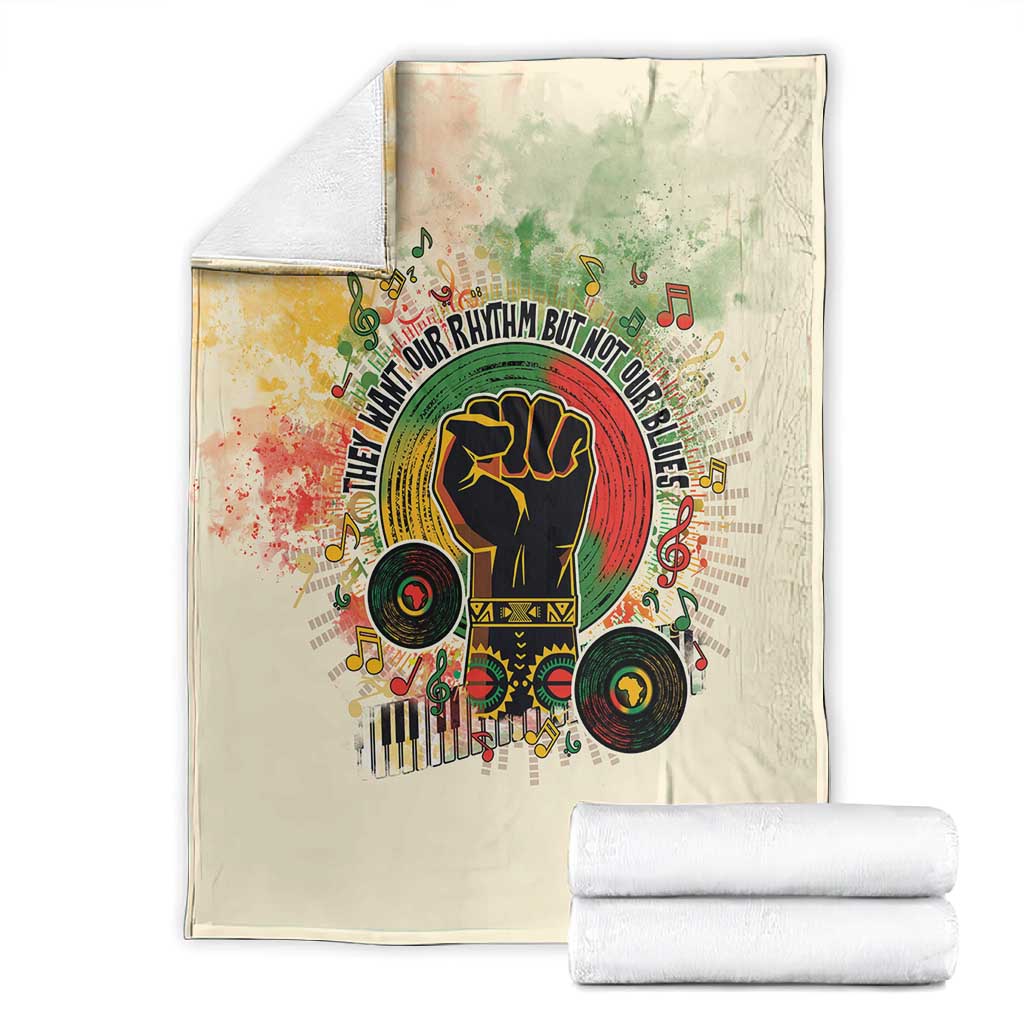 They Want Our Rhythm Not Our Blues Blanket Afro Pride Music