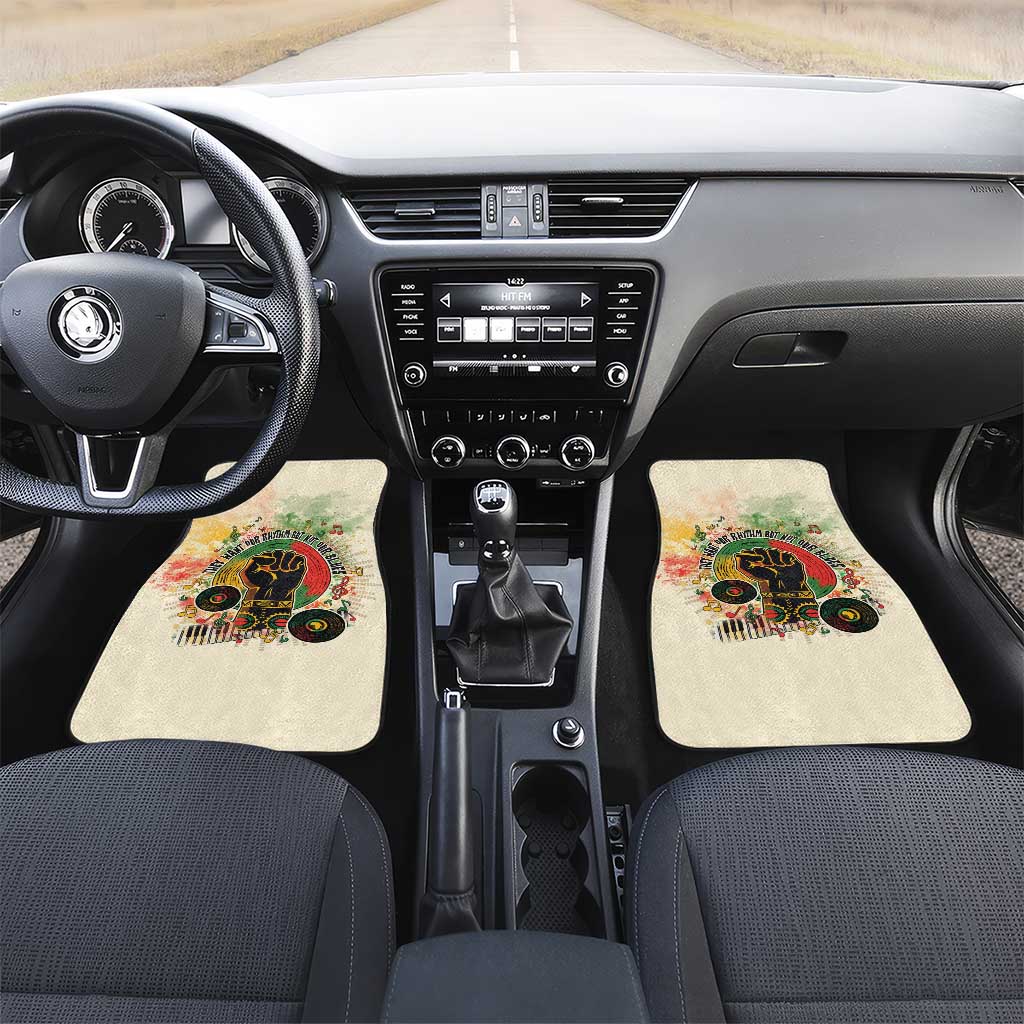 They Want Our Rhythm Not Our Blues Car Mats Afro Pride Music