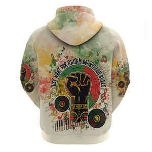 They Want Our Rhythm Not Our Blues Hoodie Afro Pride Music