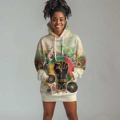 They Want Our Rhythm Not Our Blues Hoodie Dress Afro Pride Music