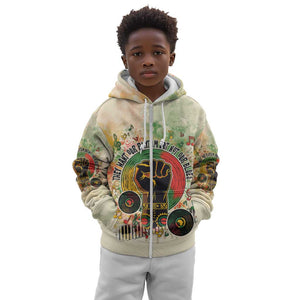 They Want Our Rhythm Not Our Blues Kid Hoodie Afro Pride Music
