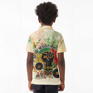 They Want Our Rhythm Not Our Blues Kid Polo Shirt Afro Pride Music