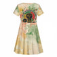 They Want Our Rhythm Not Our Blues Kid Short Sleeve Dress Afro Pride Music