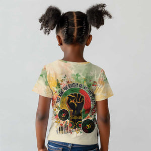 They Want Our Rhythm Not Our Blues Kid T shirt Afro Pride Music