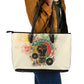 They Want Our Rhythm Not Our Blues Leather Tote Bag Afro Pride Music