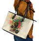 They Want Our Rhythm Not Our Blues Leather Tote Bag Afro Pride Music