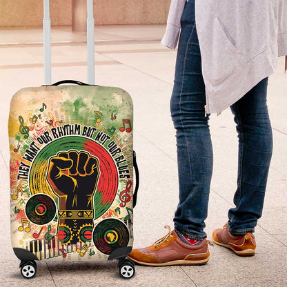They Want Our Rhythm Not Our Blues Luggage Cover Afro Pride Music
