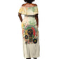 They Want Our Rhythm Not Our Blues Off Shoulder Maxi Dress Afro Pride Music