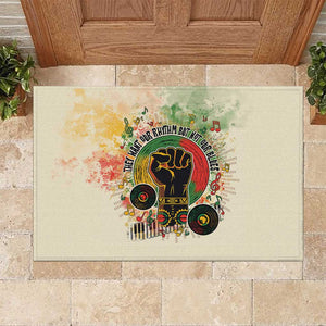 They Want Our Rhythm Not Our Blues Rubber Doormat Afro Pride Music