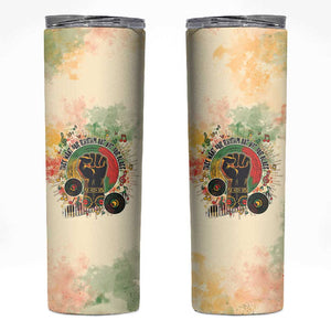 They Want Our Rhythm Not Our Blues Skinny Tumbler Afro Pride Music