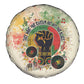 They Want Our Rhythm Not Our Blues Spare Tire Cover Afro Pride Music