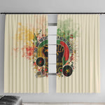 They Want Our Rhythm Not Our Blues Window Curtain Afro Pride Music