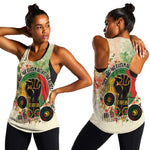 They Want Our Rhythm Not Our Blues Women Racerback Tank Afro Pride Music