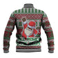 Black Santa Fist Christmas Africa Baseball Jacket All Power to the People DT03