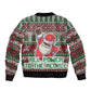 Black Santa Fist Christmas Africa Bomber Jacket All Power to the People
