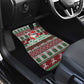 Black Santa Fist Christmas Africa Car Mats All Power to the People