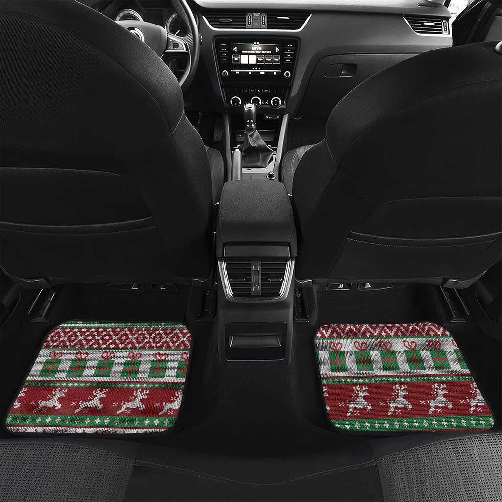 Black Santa Fist Christmas Africa Car Mats All Power to the People