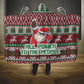 Black Santa Fist Christmas Africa Hooded Blanket All Power to the People