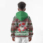 Black Santa Fist Christmas Africa Kid Hoodie All Power to the People