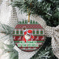 Black Santa Fist Christmas Africa Ceramic Ornament All Power to the People DT03