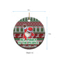 Black Santa Fist Christmas Africa Ceramic Ornament All Power to the People DT03