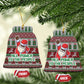 Black Santa Fist Christmas Africa Ceramic Ornament All Power to the People DT03