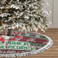 Black Santa Fist Christmas Africa Tree Skirt All Power to the People